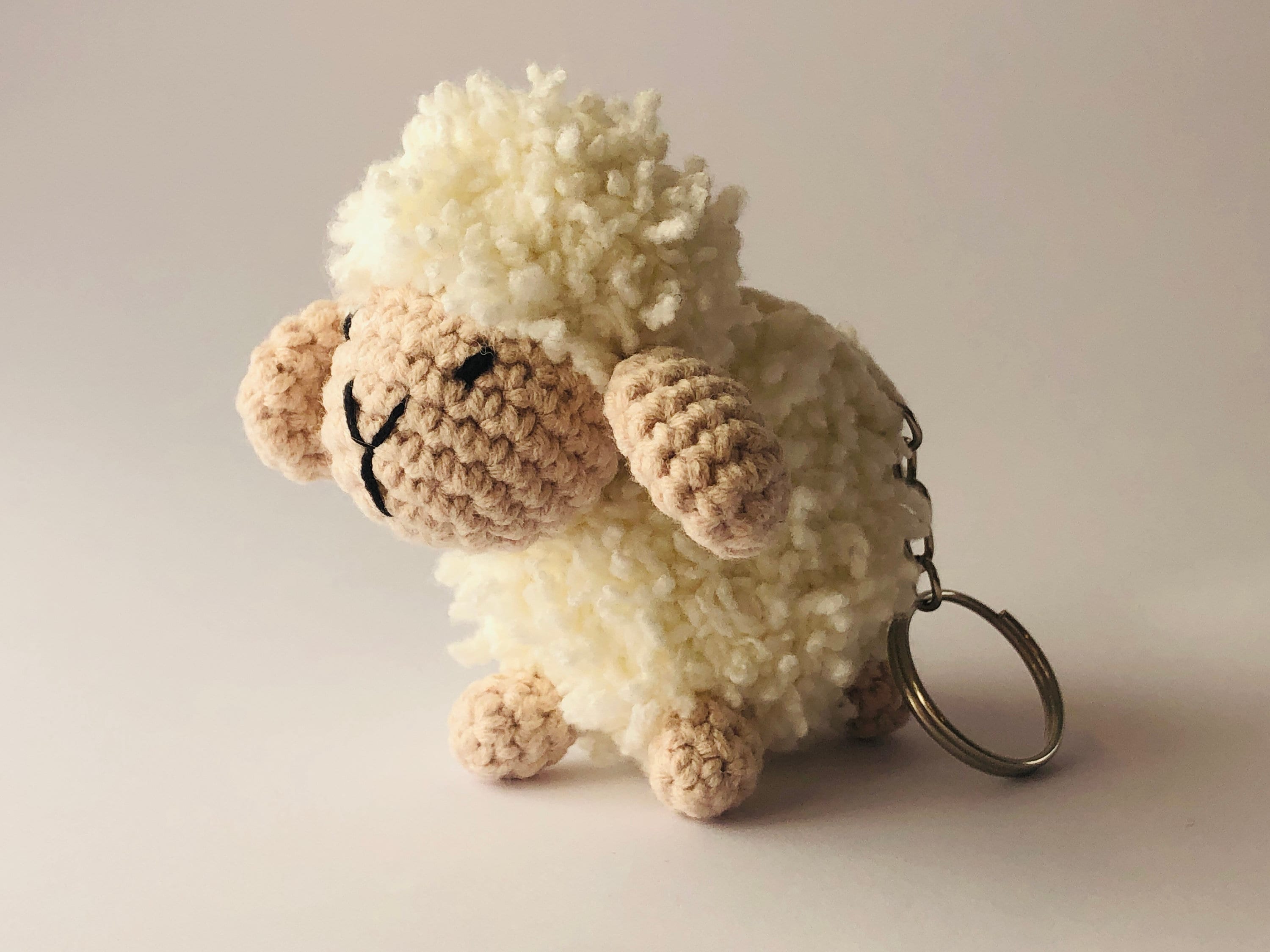 Sevimli Kuzu Anahtarlık & Çanta Charmı